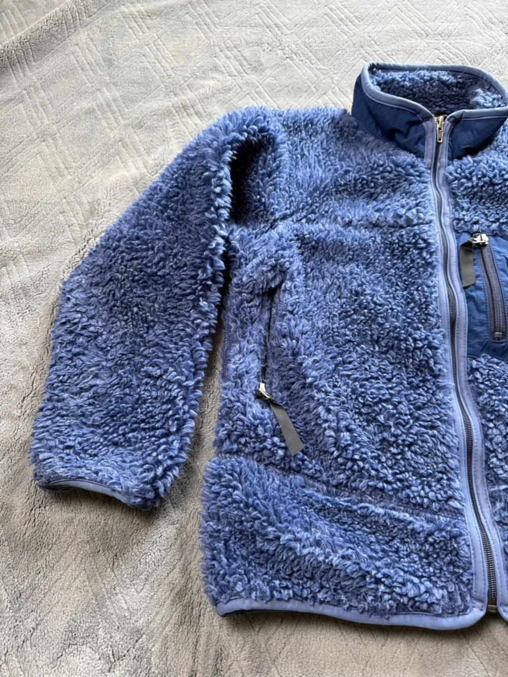 Patagonia Vintage Kids Retro Cardigan Fleece Jacket Medium Made in USA